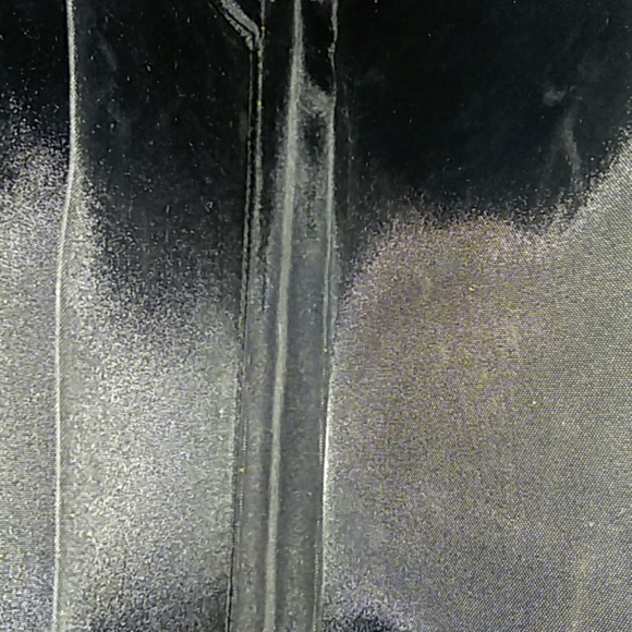 Black Satin w/ metallic design Clutch - Picture 6 of 8